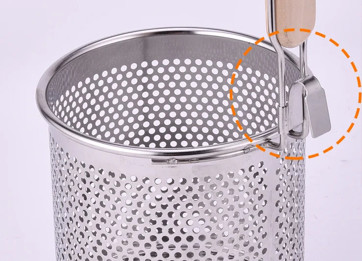 Stainless Steel Cooking Noodles Colander Scoop Surface Filter Rice Noodle Spoon
