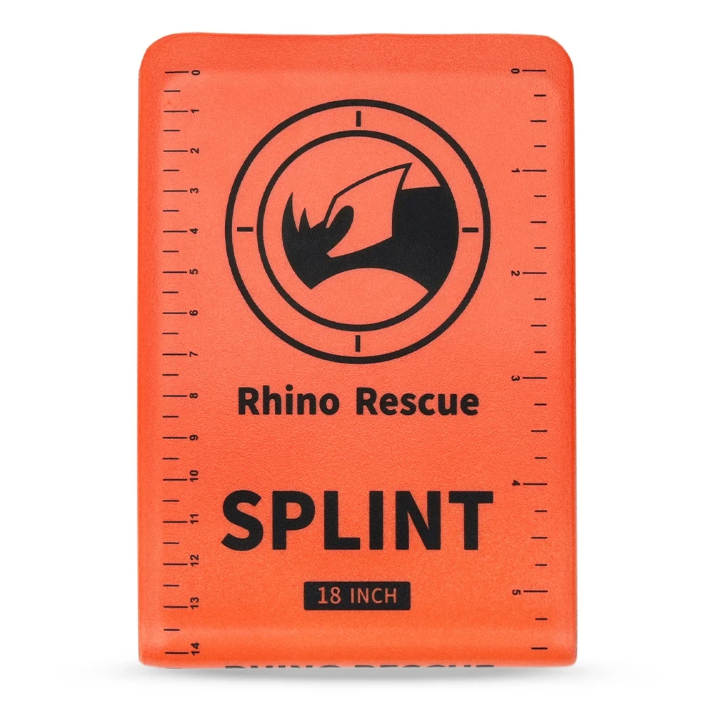 RHINO-férula de primeros auxilios de rescate, 36 "X 4,3", verde-gris, mantiene los huesos en posición para acampar, accesorio de senderismo, Kit de emergencia para huesos