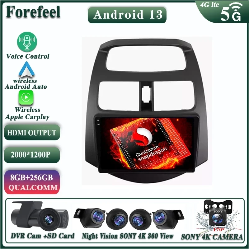 

Android Car Dvd For Chevrolet Spark 2010 - 2016 Multimedia Car Monitor Radio Lettore Player Autoradio Vehicle GPS Navigation HDR