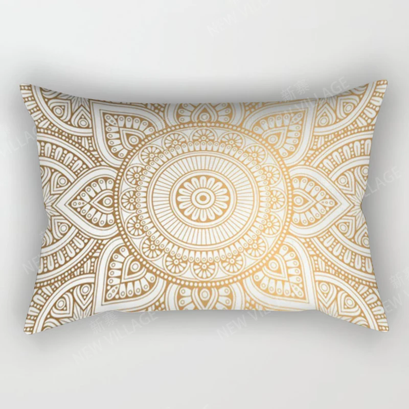 Nordic Fall Throw Pillow Covers – Boho Mandala Cushion Covers 4