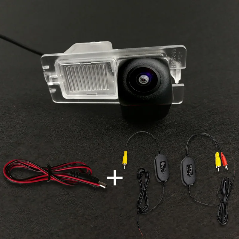 HD 무선 자동차 CCD 후면 카메라 Fisheye 8 12 led 동적 야간 투시경 브래킷 쌍용 Rexton Kyron Korando Actyon 주차