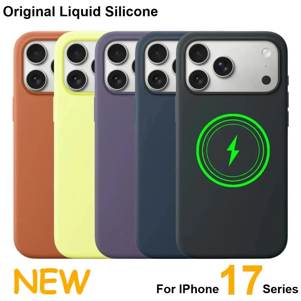 Premium Liquid Silicone Shockproof Phone Case with Magsafe Wireless Charging Support