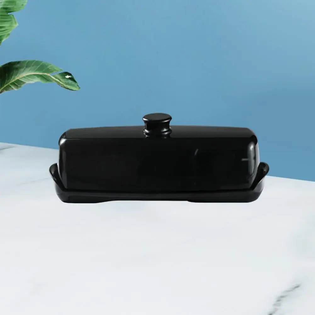 Butter Keeper with Lid Butter Storage Container with Lid Easy Grip Handle Dishwasher Safe for Kitchen for Home Fridge
