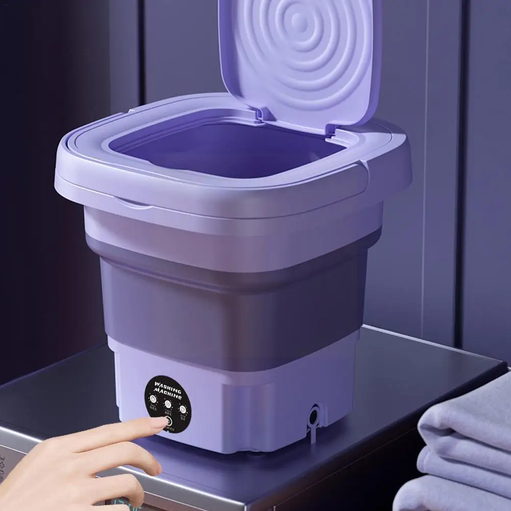 8L Foldable Washing Machine Portable Socks Underwear Dry Models