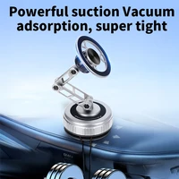 Car Phone Holder With Vacuum Magnetic Suction Cup Foldable Adjustable Arm Phone Stand 360° Rotatable Navigation GPS For Bathroom - Image 5