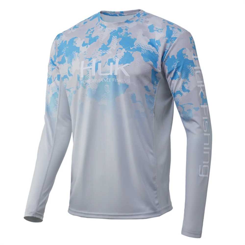 Bassdash UPF 50+ Chemise de pêche à manches longues pour homme avec masque UV col et capuche, blanc, M