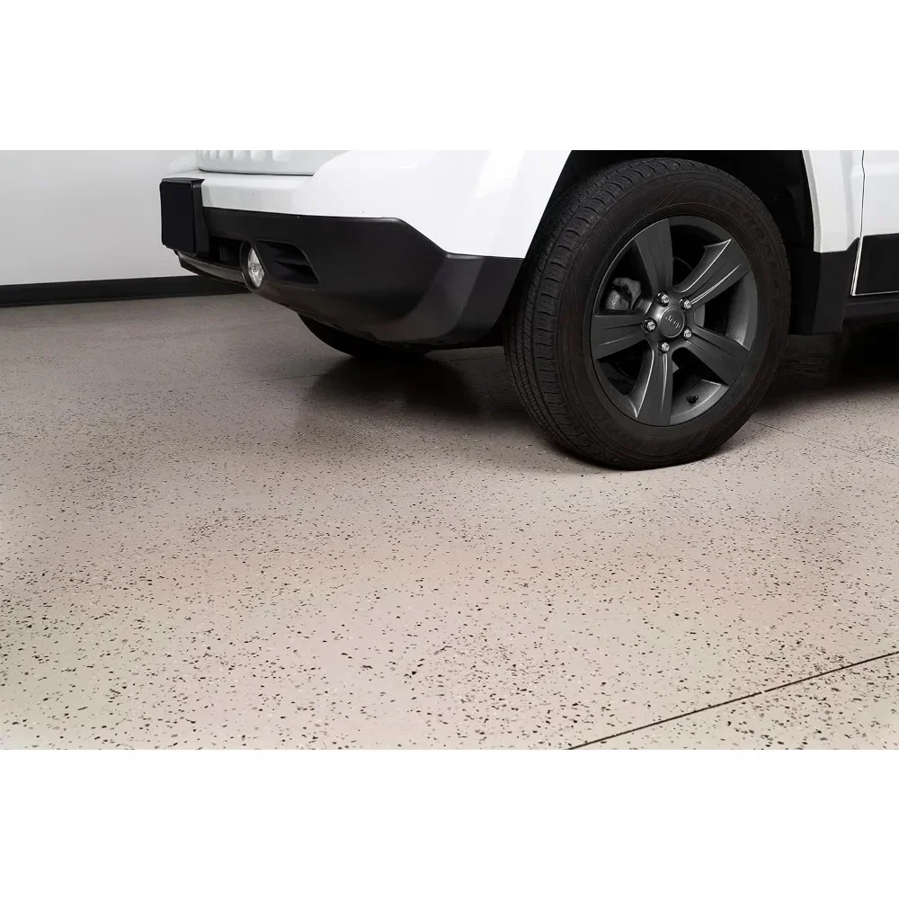 381087 RockSolid Polycuramine 2.5 Car Garage Floor Coating Kit, Modern Greige, 180 Fl Oz (Pack of 1)