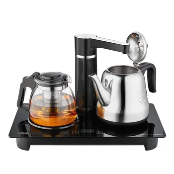 304 stainless steel automatic water supply electric kettle intelligent temperature regulating tea table integrated tea set panel 1