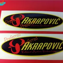 Akrapovic carénage feuille autocollant set autocollant course piste vélo Akrapovic carénage feuille autocollant set autocollant course piste vélo