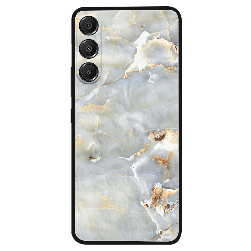 Marble Soft Matte Silicone Back Cover - Full Coverage Phone Shell