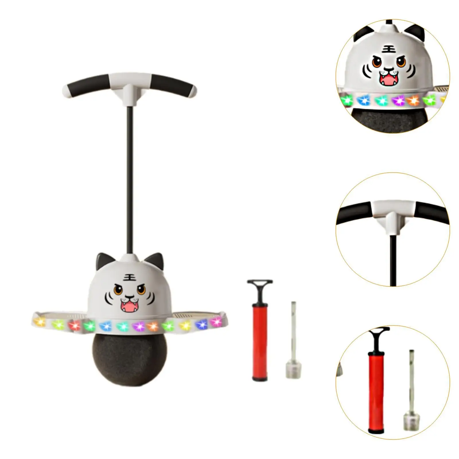 Pogo ball with handle high jump toy games playground indoor