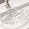 Water Ripple Triangular Shelf High Value Corner Bathroom Shelf Bathroom Shelf Corner Space Storage Rack 5