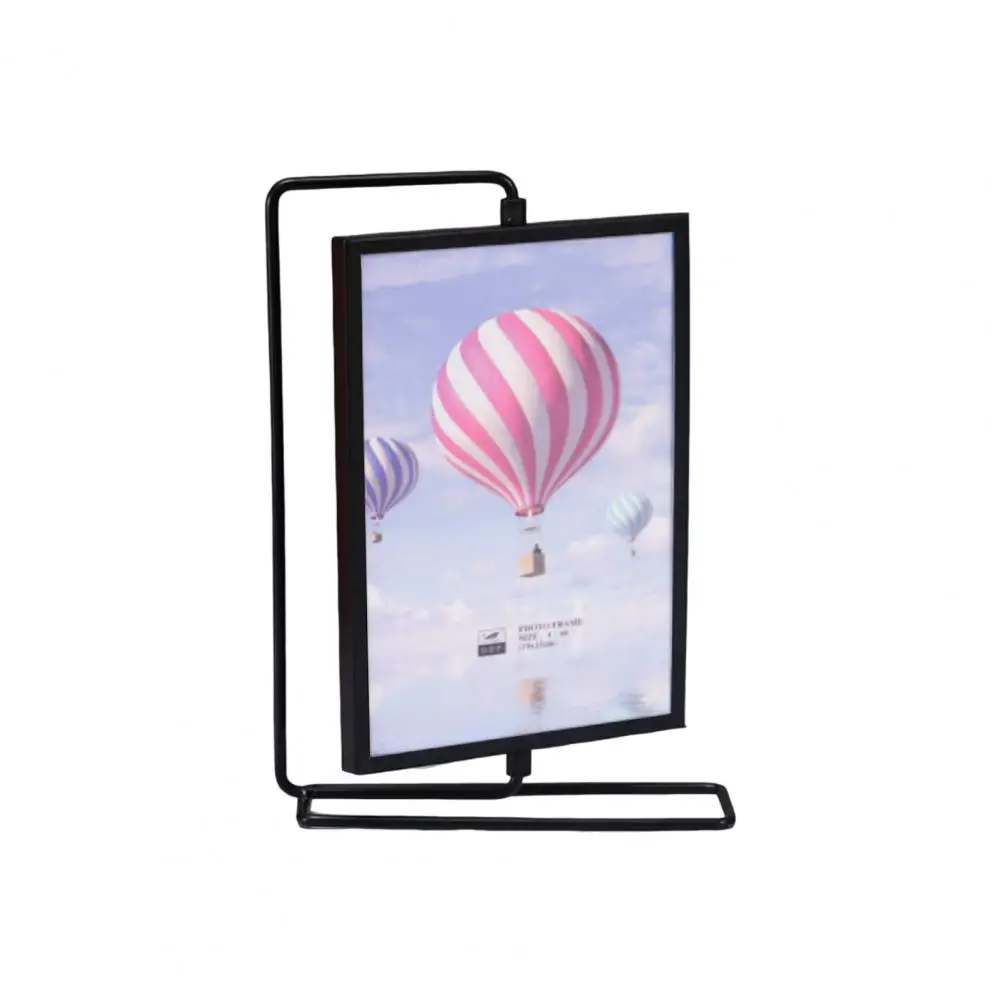 Photo Frame Craft Rotating Gift Store Photos Picture Holder Stand