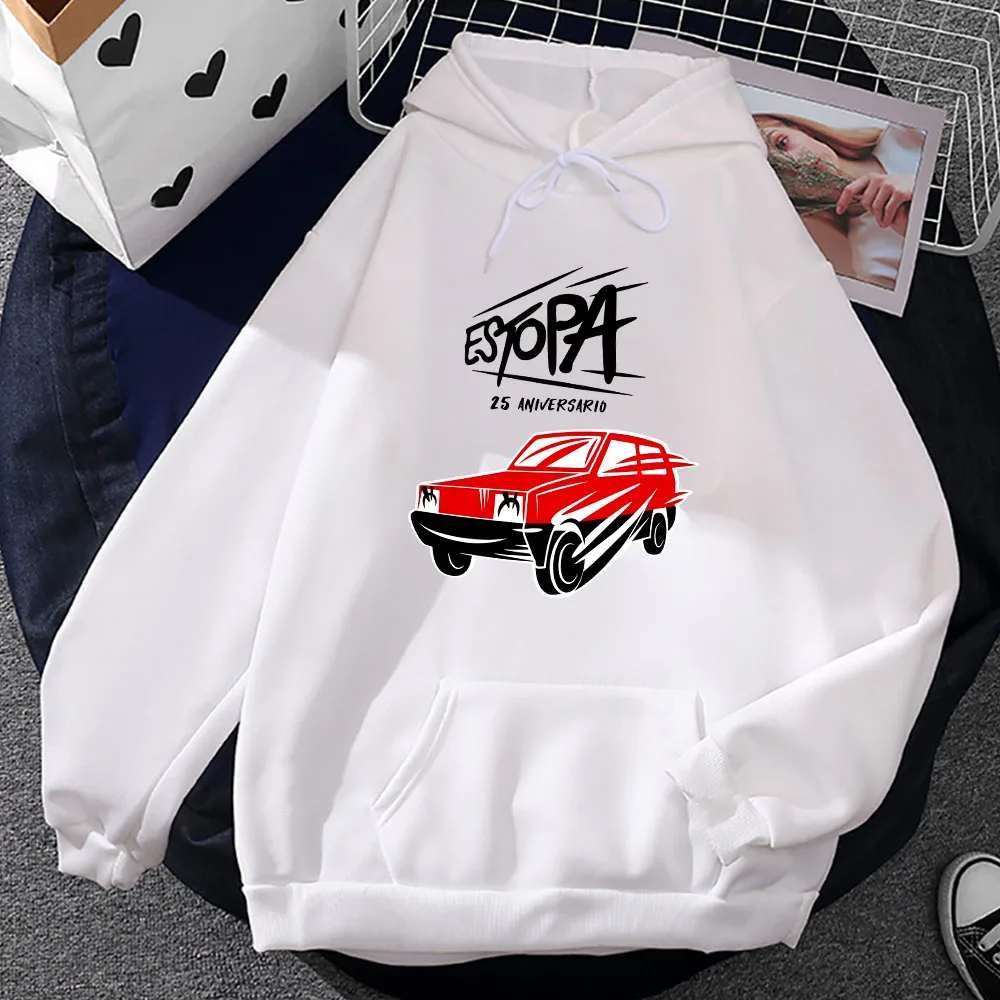 Estopa Rock/Rumba Duo Hoodies Car Funny Graphic Printing Sweatshirts for Men/Women Streetwear Heavy Mental Fashion Pullovers Boy 2