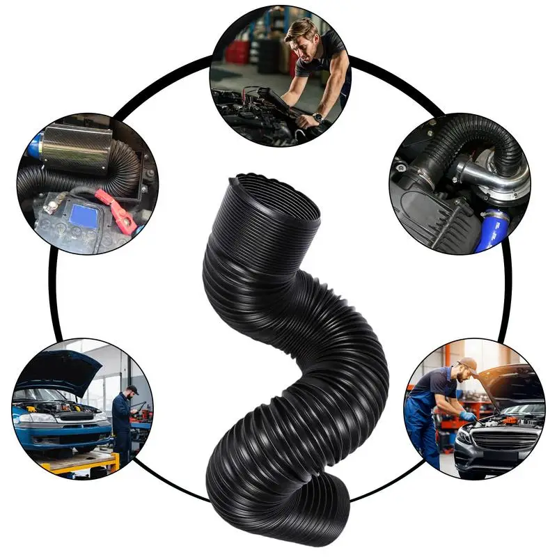 Luchtinlaatslang Auto Universele 2m Auto Motorkap Luchtinlaatbuis