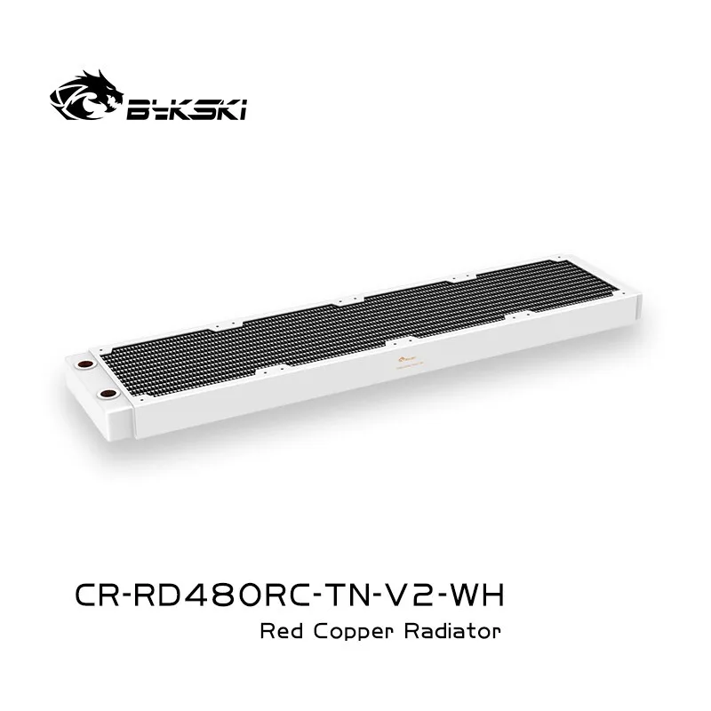 Bykski-radiador de Cobre para Refrigeração pc Refrigerador de Água Dissipador Branco Espessura 30 mm g1 Fio Ventilador 12cm 120 mm 360 mm 240 mm 480 mm - Imagem 3