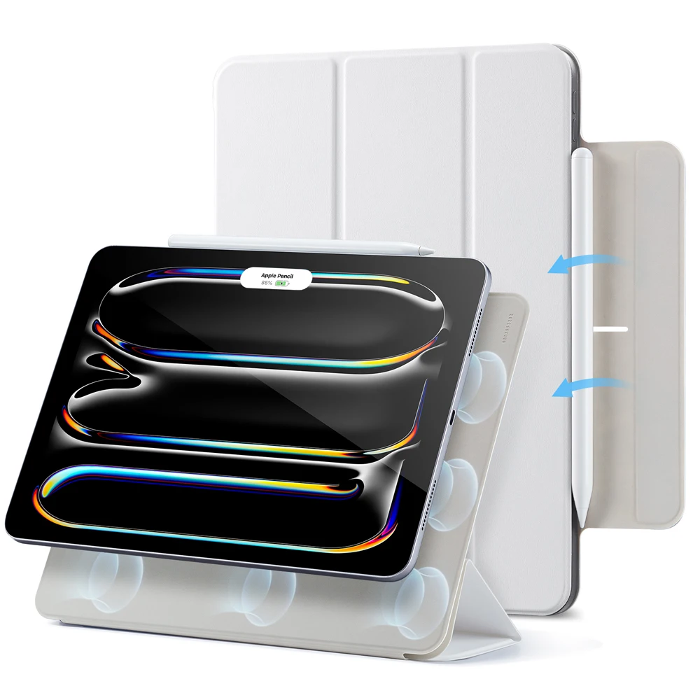 ESR-Smart Trifold Stand Case para iPad, capa