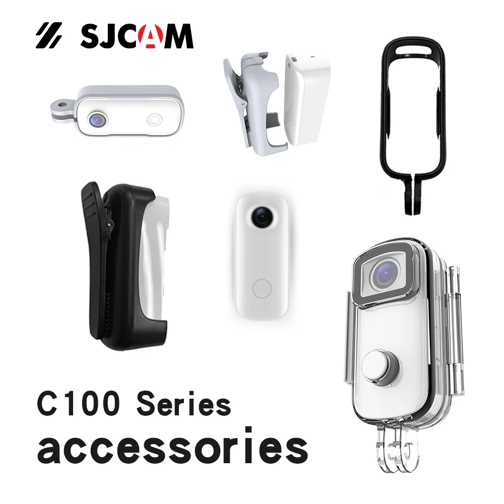 Защитное крепление рамы, водонепроницаемый корпус, задний зажим, для экшн-камеры, подходит для серии SJCAM C100, C100Plus + 4K