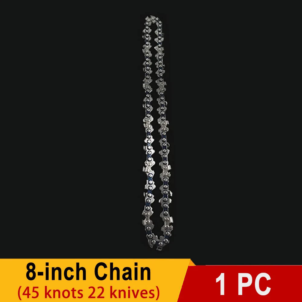 Portable 8-Inch Mini Chainsaw Chain with 45 Knots and 22 Blades for Precision Pruning and Logging