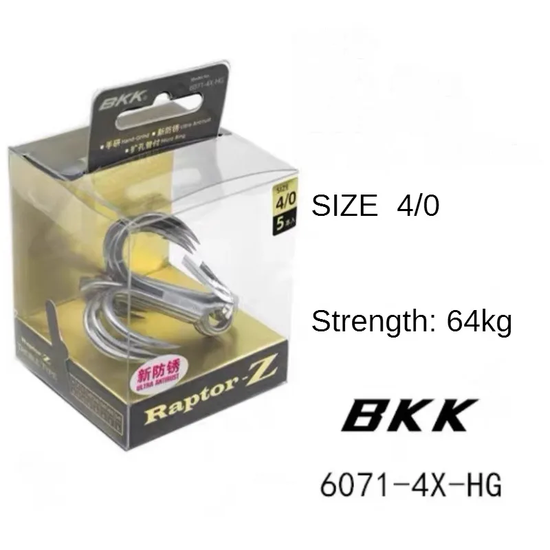 BKK Raptor-Z 6071-4X-HG Treble Fishing Hooks - AliExpress