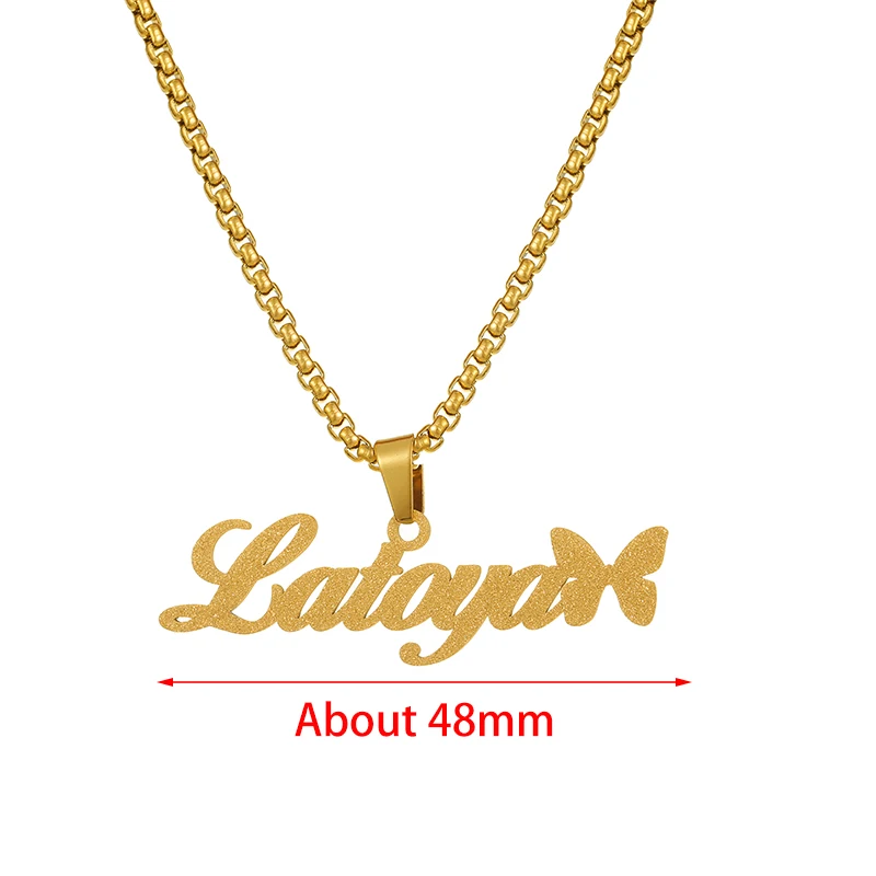 Рисунок 5 - Матовое Стильное ожерелье с именем на заказ