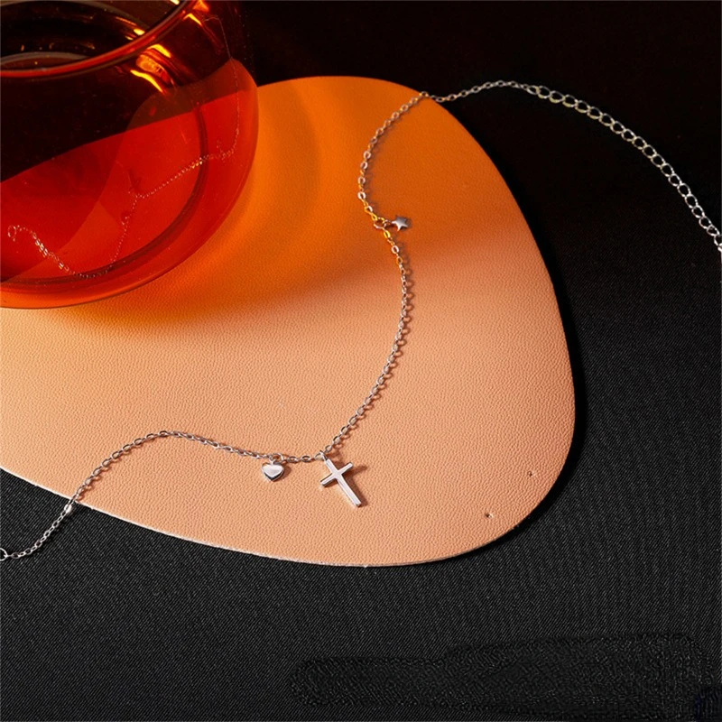 Monkton 925 Sterling Silver Summer Cross Infinite Drop Design Feet Chain Anklets Women ankle bracelet Simple Jewelry anklet bracelets silver anklets ankle chain