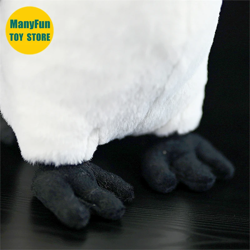 Emperor Penguin Plush Toy High Fidelity King Penguin Plushie Penguin Peluche Lifelike Stuffed Animals Simulation Doll Kawai Toys 6