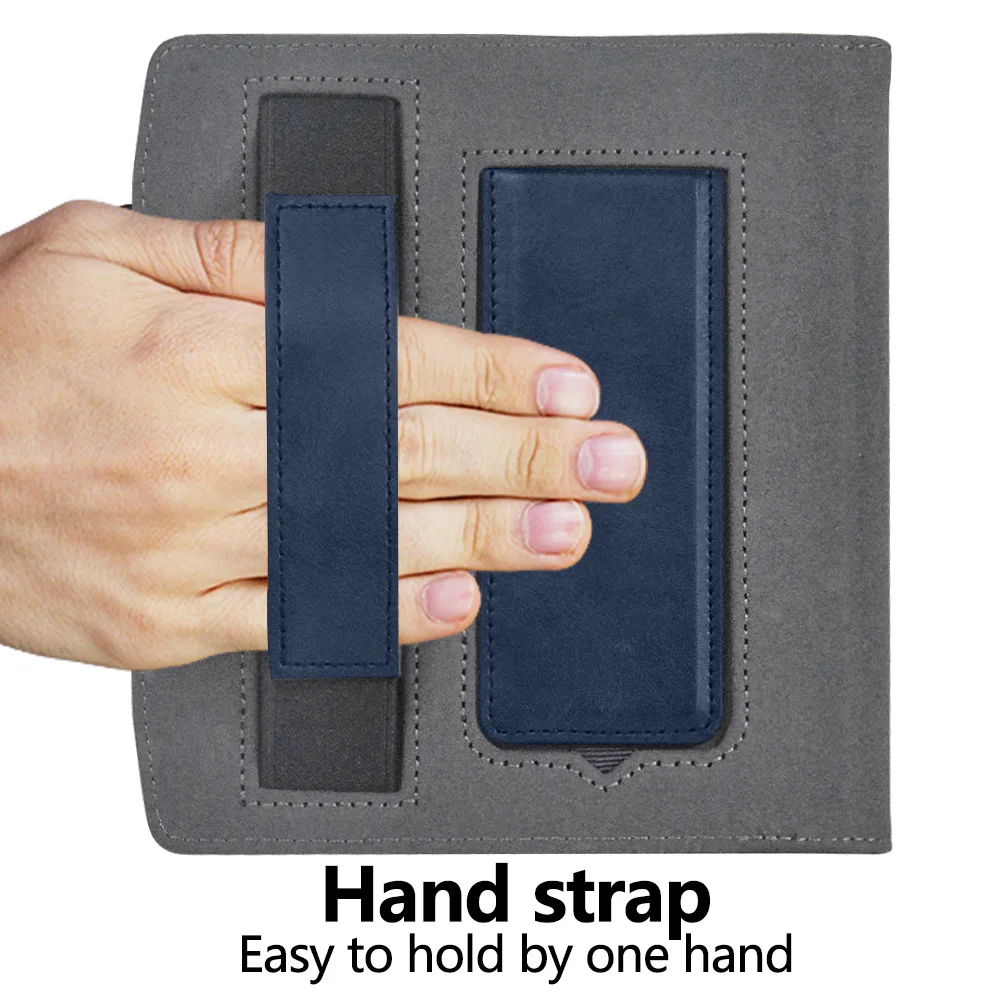 Premium 7 E-Reader Case with Hand Strap and Auto Sleep/Wake Feature