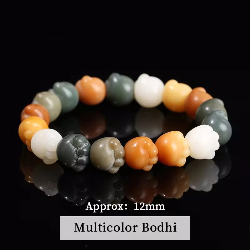 Pulsera con dije de gato con cuentas de madera - Imagen 6