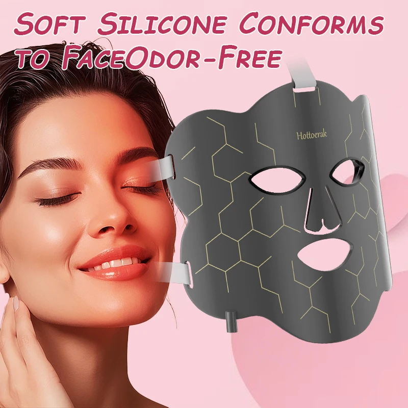 650nm & 850nm Dual Wave Mask Infrared + Red Light Comprehensive Care&zwnj;