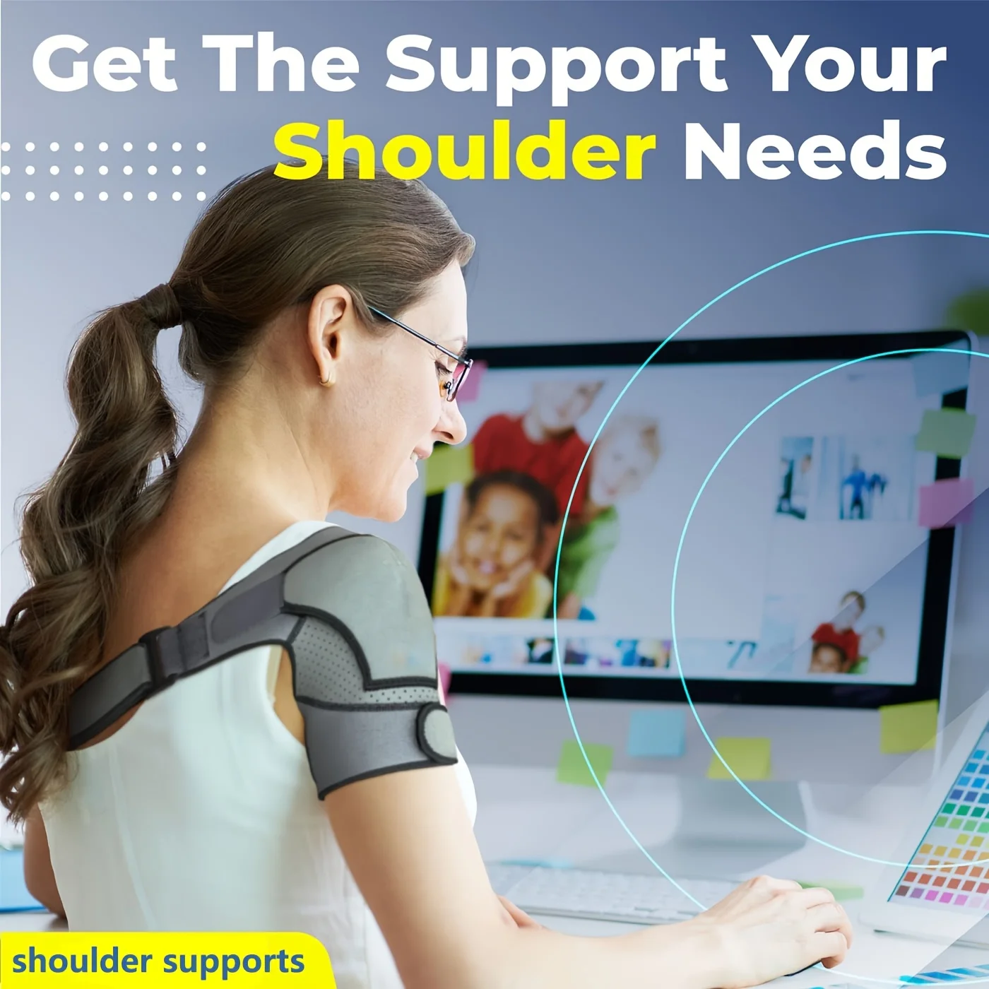 Enhanced Shoulder Support with Rotator Cuff Assistance and Compression Sleeve