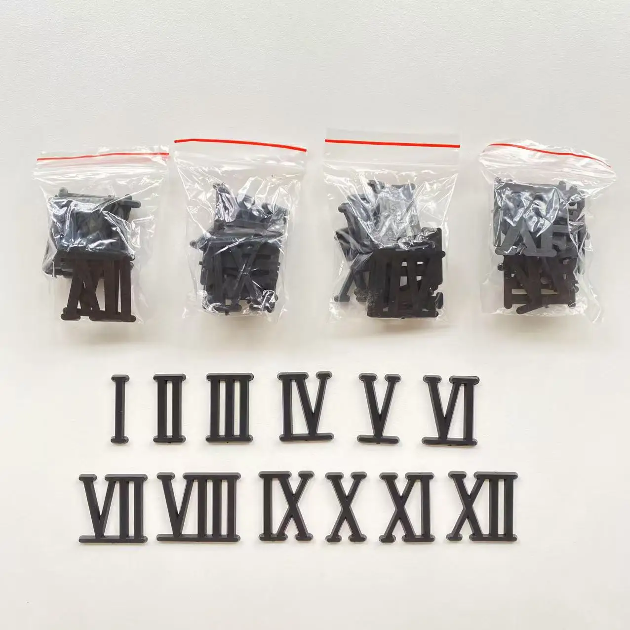Roman Numbers for Quartz Clock DIY Parts Kit Replacement Old Model Wall Digital Watch Accessories Creative Crafts Assembly Spare