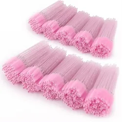 Bulk Pack of 1000 Colorful Disposable Mascara Wands for Eyelash and Eyebrow Application (100PCS)
