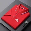 Solid Color Polo Shirt Men's Business Polo Collar Half Sleeved Top Summer Casual Short Sleeved T-shirt for Men An 5