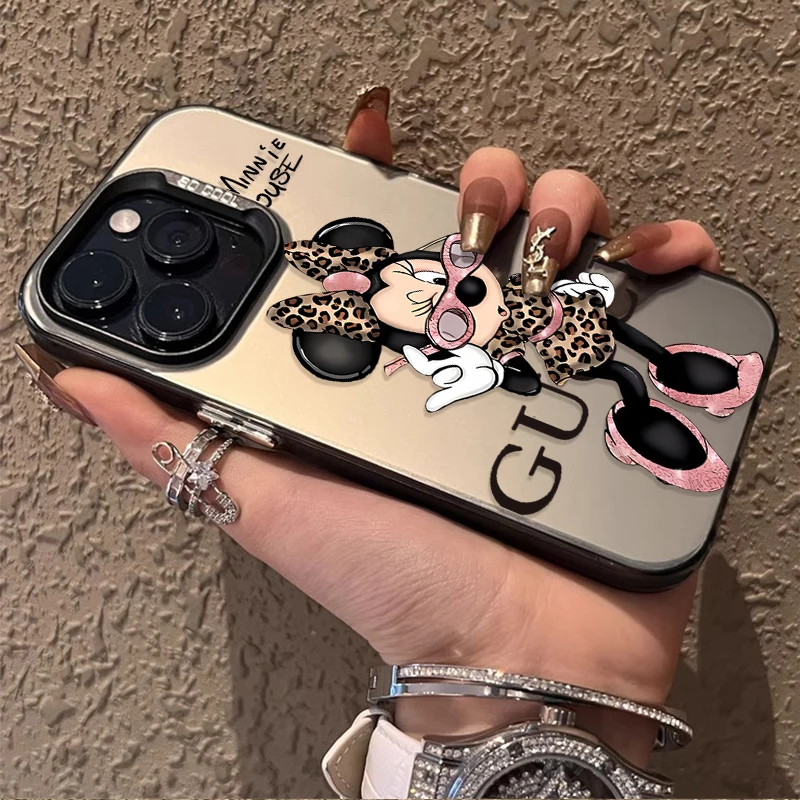 ตัวเลือกสินค้า เคสไอโฟนลายมินนี่เมาส์น่ารัก ป้องกันการตก กระชับมือ