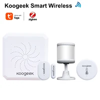 Koogeek Wireless WiFi Smart Home Security Alarm System Zigbee Gateway Host PIR Motion Detector Wireless Magnetic Door&Window 1