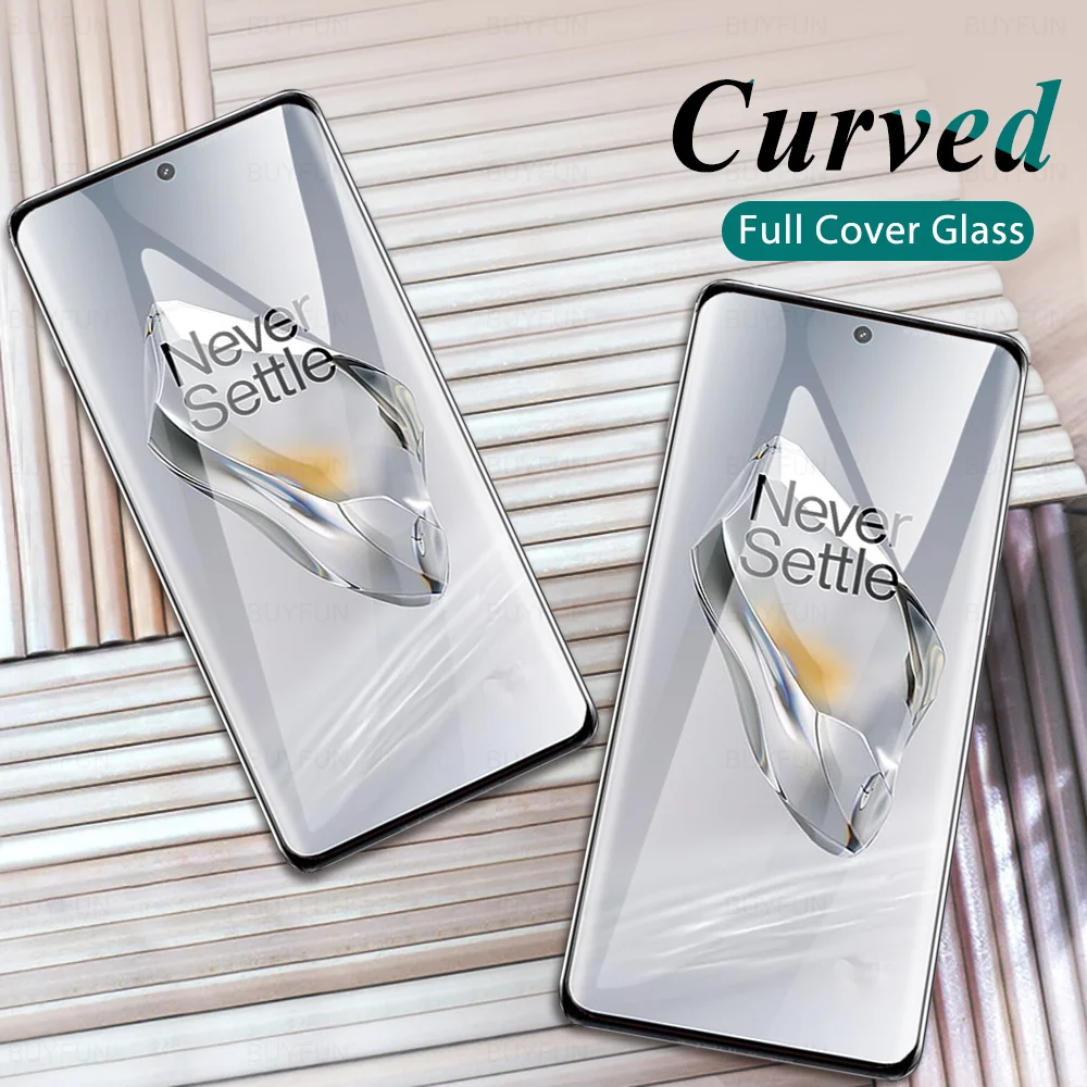 Per Oneplus 12 12R 5G Vetro 2 Pezzi Vetro Temperato Curvo One Plus Onemore Onepkus 12 R Oneplus12 Oneplus12R Copertura Proteggi Schermo