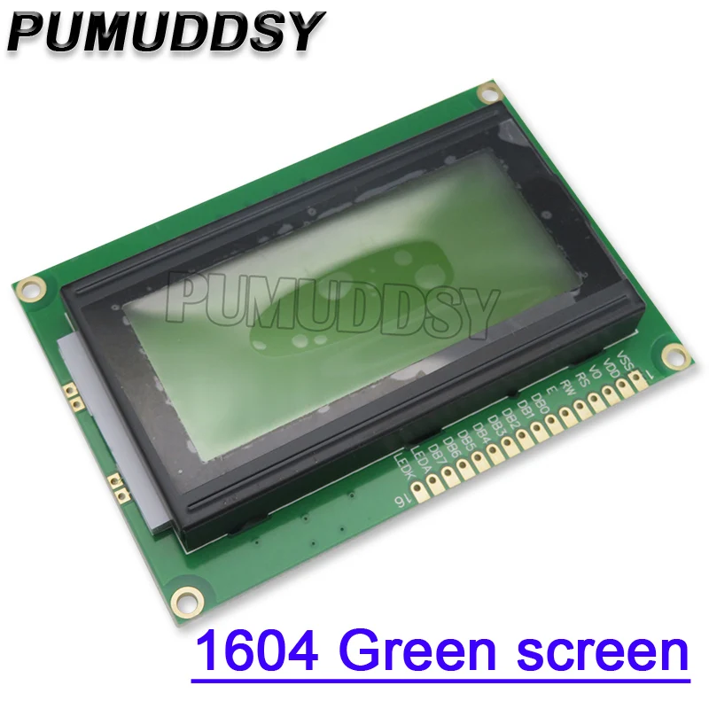 LCD1602 LCD1604 2004 Modulo Schermo Giallo Verde/blu 16x2 16x4 20x4 Caratteri Modulo Display LCD 1602 1604 2004 5V Per Arduino - Foto 4