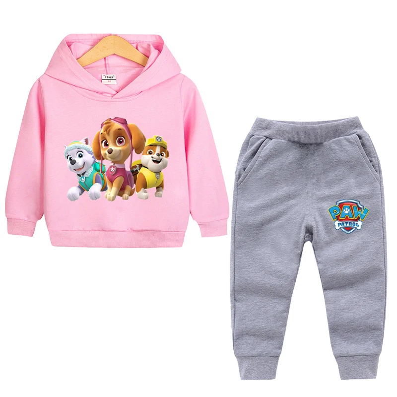 Sudadera Cremallera Sudadera Paw Patrol Con Capucha Niña, Gris