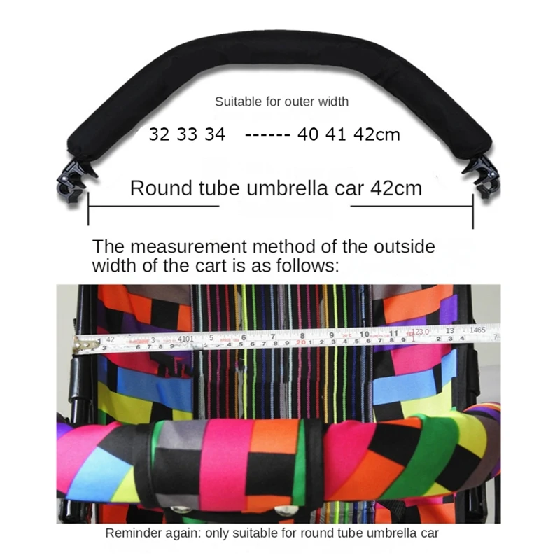

Pushchairs Front Armrest Removable Stroller Armrest Bumper for Toddler Pram Accs