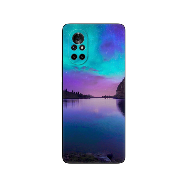 Huawei Nova 8 Case Nova8 5G 4G Back Cover For Huawei Nova 8 5G Phone Cases Soft Silicone TPU Fundas 6.57 inch black tpu case