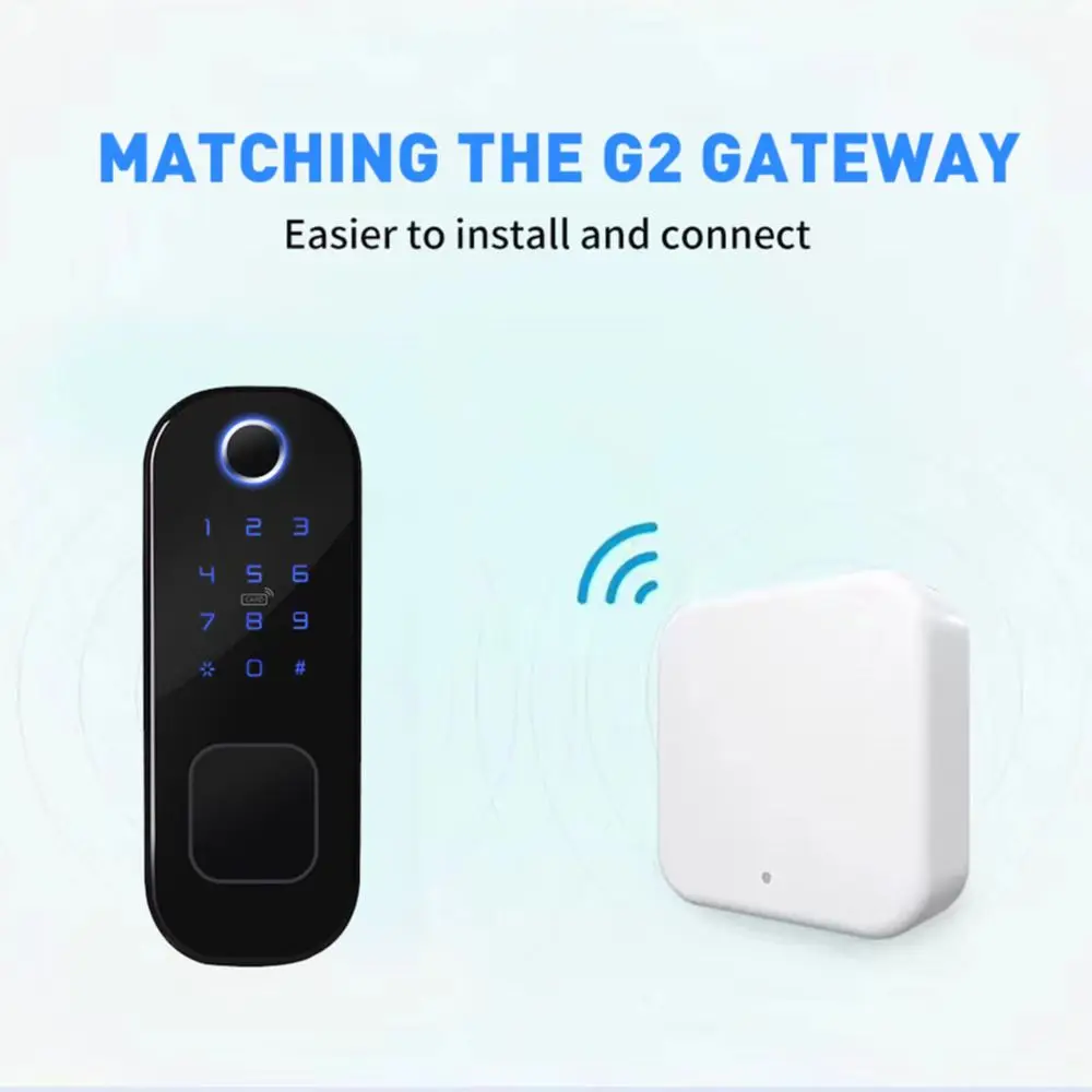 TTlock Gateway Wireless G2 Door Smart Lock Remote Unlock Alexa Google Home Compatible Apartment AirBnB Management Wifi Converter