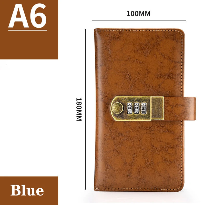 Lock Notebooks A6 And Journals Kawaii Notepads Diary Agenda Weekly Planner Writing Paper For Students School Office Supplies 5