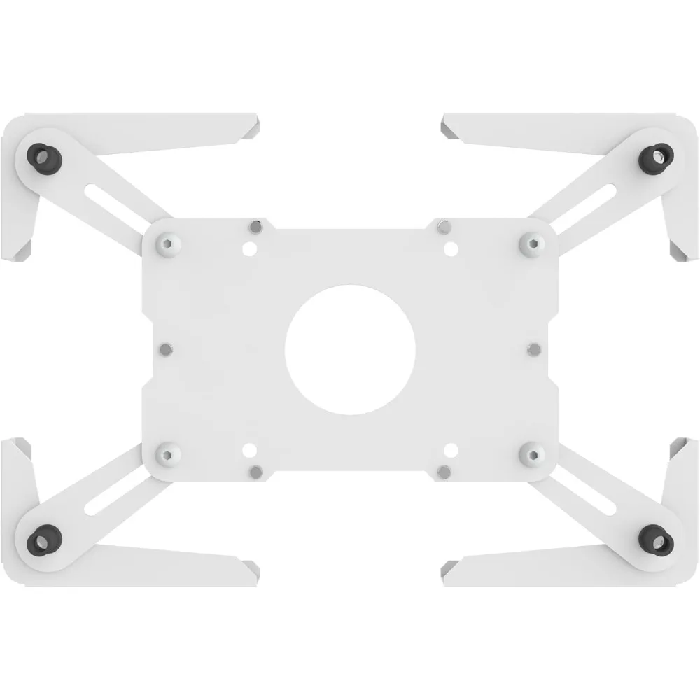 Height Adjustable Mobile Medical Tablet Cart with Wheels, Tablet Enclosure, and Basket Storage
