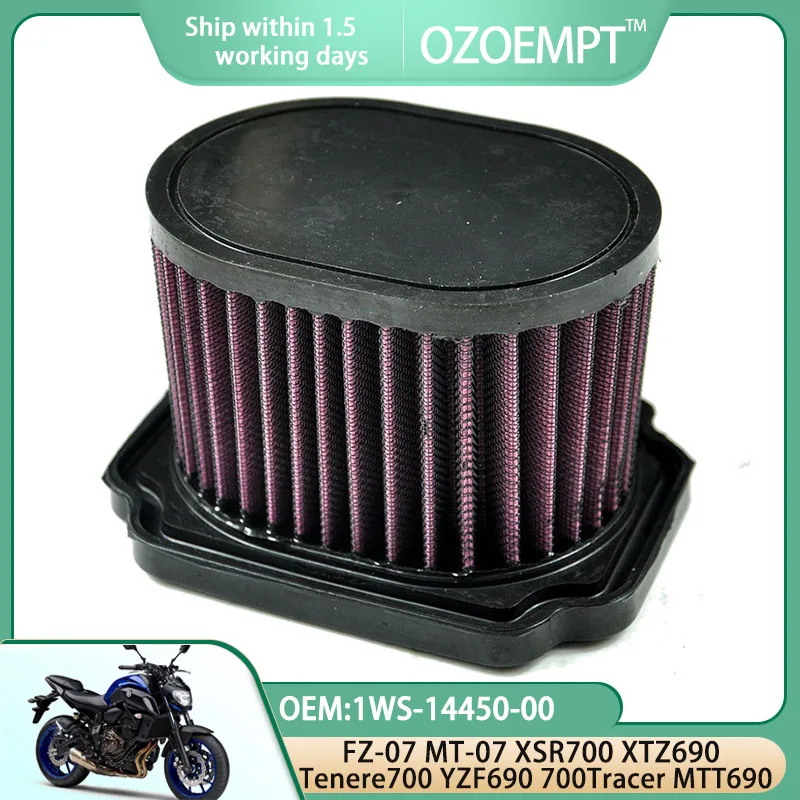 Filtro Aria Moto Ozoempt Applicare Tofz-07 Mt-07 Xsr700 Xtz690 Tenere700 Yzf690 700Tracer Mtt690 Oem: 1Ws-14450-00
