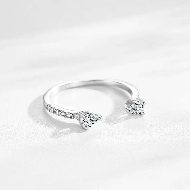 Ailmay الصلبة 925 فضة قطرة الماء شكل المبهر تشيكوس...