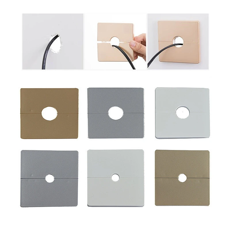 Plastic Wall Wire Hole Cover 86 Type Junction Box Outlet Cable