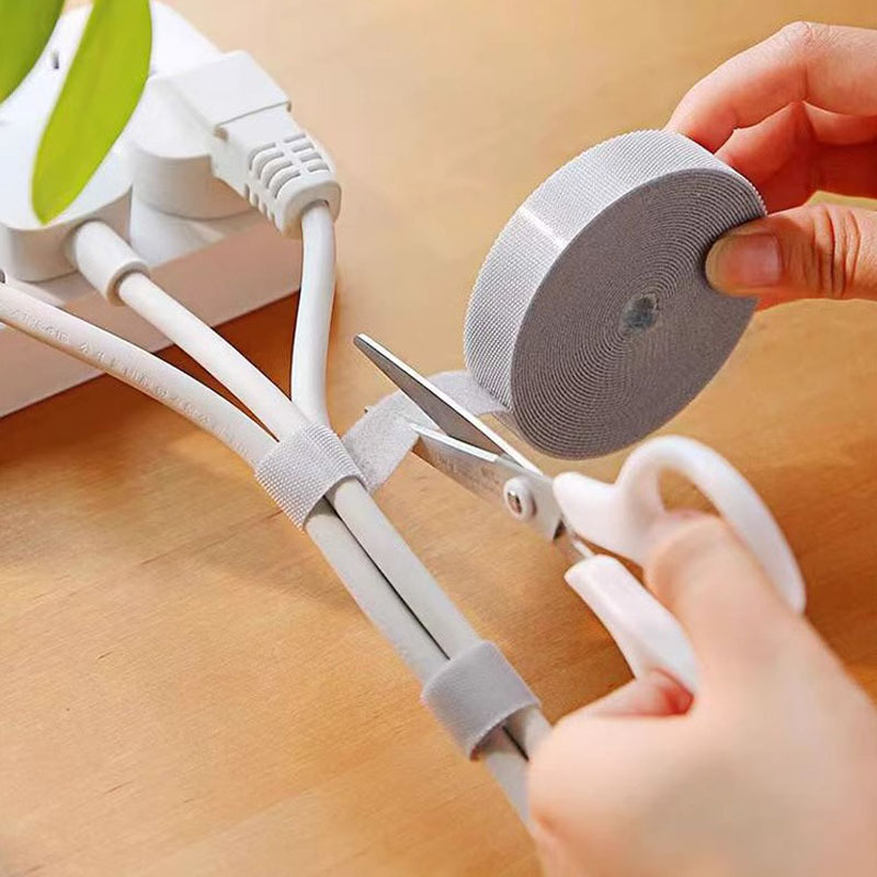 Data Cable Management Cable Tie Reusable Removable Multi-purpose Wire Organizer Data Cable Storage Tape Plant Fixation