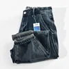 Spring Summer New Casual Jeans for Men Clothing Vintage Washed Soft Cotton Streetwear Oversize Men Trousers A1009 5