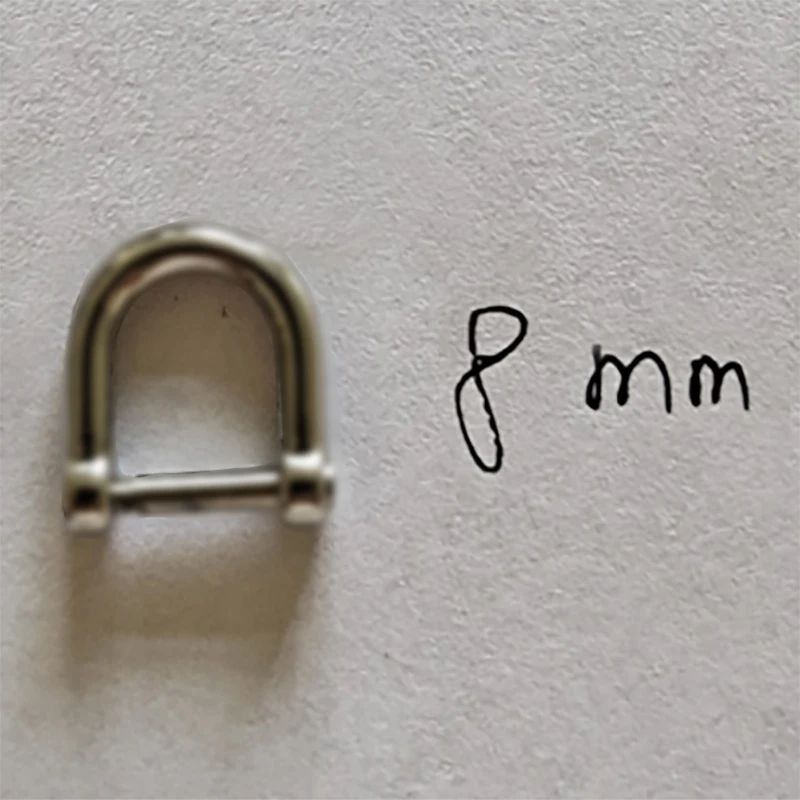 Titanium Horseshoe D-Shape Keychain Buckle - Lightweight and High-Quality EDC Accessory